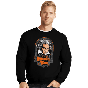 Shirts Crewneck Sweater, Unisex / Small / Black Ludwig Van