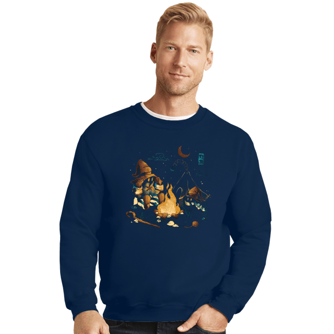 Daily_Deal_Shirts Crewneck Sweater, Unisex / Small / Navy Magic Camp