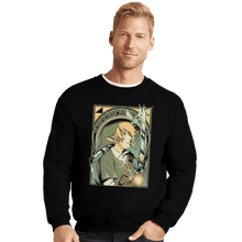 Load image into Gallery viewer, Shirts Crewneck Sweater, Unisex / Small / Black Hylian Warrior
