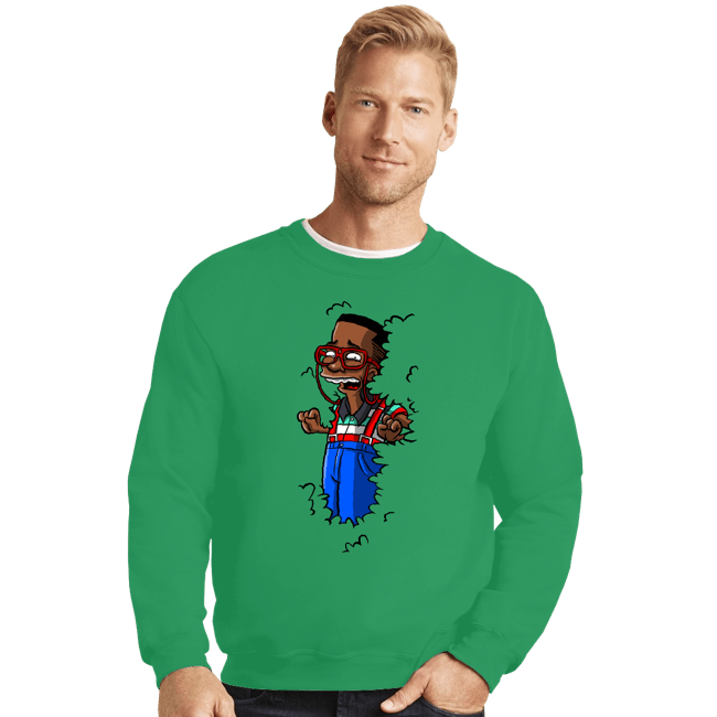 Secret_Shirts Crewneck Sweater, Unisex / Small / Irish Green Did I Do That Hedge