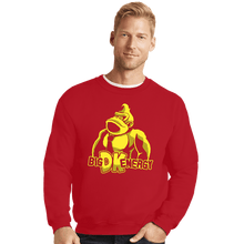 Load image into Gallery viewer, Daily_Deal_Shirts Crewneck Sweater, Unisex / Small / Red Big DK Energy
