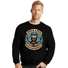 Load image into Gallery viewer, Daily_Deal_Shirts Crewneck Sweater, Unisex / Small / Black Raccoon Supremacy
