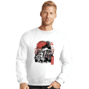 Daily_Deal_Shirts Crewneck Sweater, Unisex / Small / White Sumie To The Past
