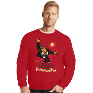 Shirts Crewneck Sweater, Unisex / Small / Red Farmhouse Rock