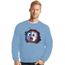 Load image into Gallery viewer, Daily_Deal_Shirts Crewneck Sweater, Unisex / Small / Powder Blue The Braveheart Toaster
