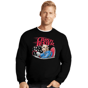 Shirts Crewneck Sweater, Unisex / Small / Black Crash Tester