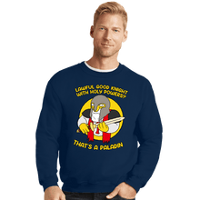 Load image into Gallery viewer, Daily_Deal_Shirts Crewneck Sweater, Unisex / Small / Navy That&#39;s A Paladin
