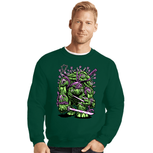 Daily_Deal_Shirts Crewneck Sweater, Unisex / Small / Forest NYC Ronin