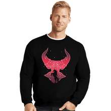 Load image into Gallery viewer, Daily_Deal_Shirts Crewneck Sweater, Unisex / Small / Black Lord Of Darkness
