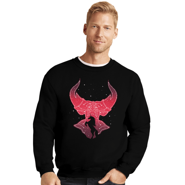 Daily_Deal_Shirts Crewneck Sweater, Unisex / Small / Black Lord Of Darkness