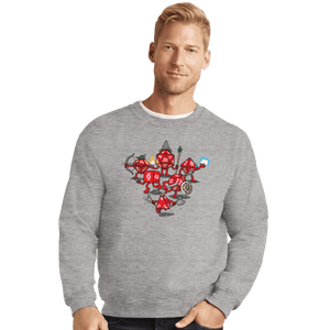 Shirts Crewneck Sweater, Unisex / Small / Sports Grey Adventure Party