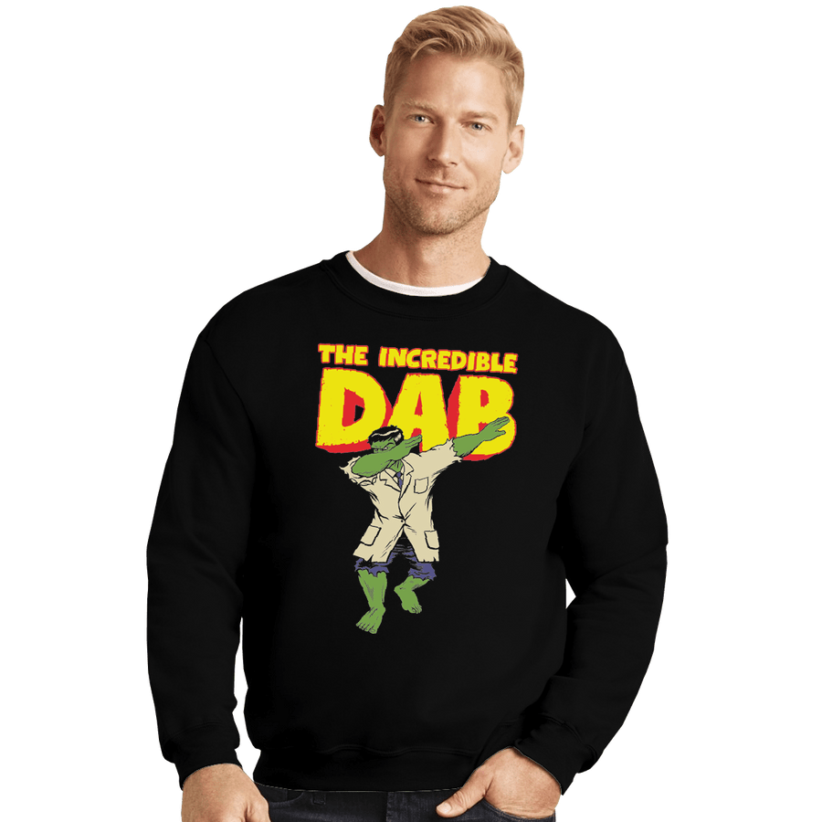 Shirts Crewneck Sweater, Unisex / Small / Black The Incredible Dab