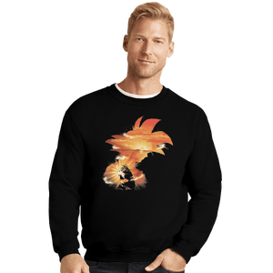 Shirts Crewneck Sweater, Unisex / Small / Black The First super Saiyan