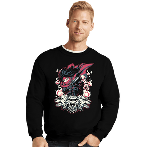 Secret_Shirts Crewneck Sweater, Unisex / Small / Black FF7 Cerberus