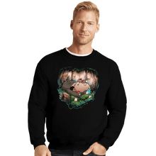 Load image into Gallery viewer, Secret_Shirts Crewneck Sweater, Unisex / Small / Black The Forest Dreamers
