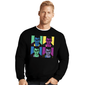 Daily_Deal_Shirts Crewneck Sweater, Unisex / Small / Black Crybaby