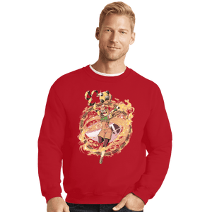 Shirts Crewneck Sweater, Unisex / Small / Red Ramen Fighter