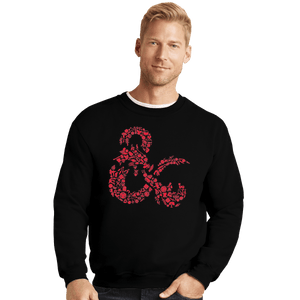 Shirts Crewneck Sweater, Unisex / Small / Black Mosaic Adventure