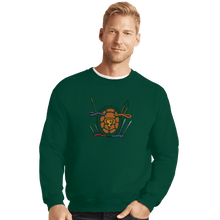 Load image into Gallery viewer, Shirts Crewneck Sweater, Unisex / Small / Forest Half Shell Heroes
