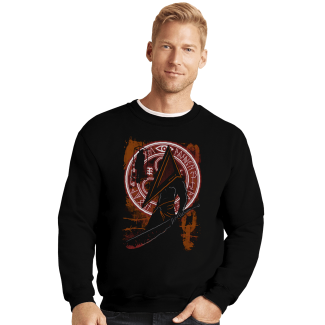 Secret_Shirts Crewneck Sweater, Unisex / Small / Black Silent Executioner