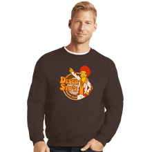 Load image into Gallery viewer, Shirts Crewneck Sweater, Unisex / Small / Dark Chocolate Disco Stu
