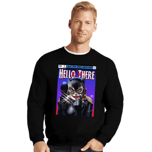 Daily_Deal_Shirts Crewneck Sweater, Unisex / Small / Black Hell Here