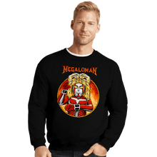 Load image into Gallery viewer, Shirts Crewneck Sweater, Unisex / Small / Black Megaloman
