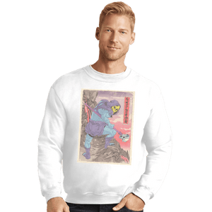 Shirts Crewneck Sweater, Unisex / Small / White Skeletor