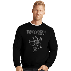 Shirts Crewneck Sweater, Unisex / Small / Black The Monarch