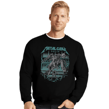 Load image into Gallery viewer, Shirts Crewneck Sweater, Unisex / Small / Black Heavy Metal Gear
