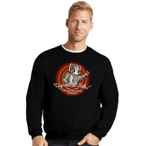 Shirts Crewneck Sweater, Unisex / Small / Black Upgrade All Folk