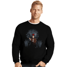 Load image into Gallery viewer, Daily_Deal_Shirts Crewneck Sweater, Unisex / Small / Black The Eleventh King
