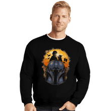 Load image into Gallery viewer, Secret_Shirts Crewneck Sweater, Unisex / Small / Black Sunset Of The Way
