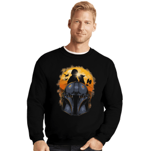 Secret_Shirts Crewneck Sweater, Unisex / Small / Black Sunset Of The Way