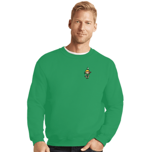 Daily_Deal_Shirts Crewneck Sweater, Unisex / Small / Irish Green Click The Link