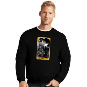 Shirts Crewneck Sweater, Unisex / Small / Black Tarot The Empress