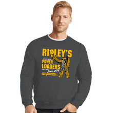 Load image into Gallery viewer, Secret_Shirts Crewneck Sweater, Unisex / Small / Charcoal Ripley&#39;s Power Loaders
