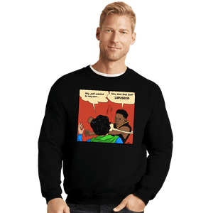 Daily_Deal_Shirts Crewneck Sweater, Unisex / Small / Black Cobra Kenny