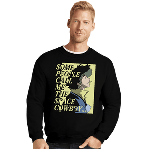Secret_Shirts Crewneck Sweater, Unisex / Small / Black Cowboy Of Love