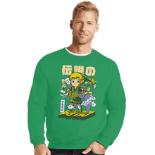 Load image into Gallery viewer, Daily_Deal_Shirts Crewneck Sweater, Unisex / Small / Irish Green Lil&#39; Legend
