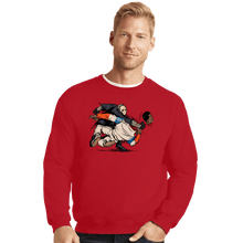 Load image into Gallery viewer, Secret_Shirts Crewneck Sweater, Unisex / Small / Red Head Punch
