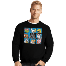 Load image into Gallery viewer, Shirts Crewneck Sweater, Unisex / Small / Black The Digi Bunch
