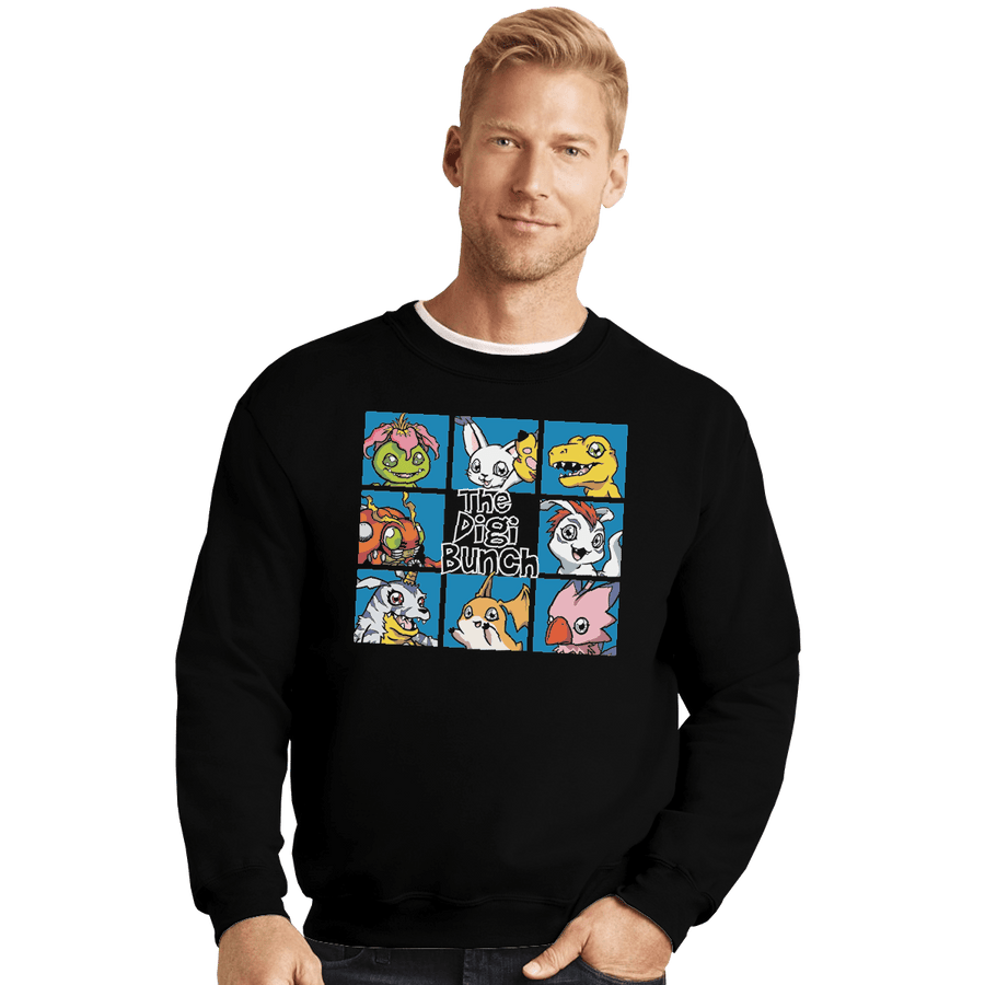Shirts Crewneck Sweater, Unisex / Small / Black The Digi Bunch