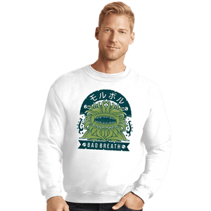 Shirts Crewneck Sweater, Unisex / Small / White Malboro