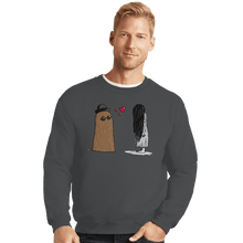 Load image into Gallery viewer, Shirts Crewneck Sweater, Unisex / Small / Charcoal Hairy Love
