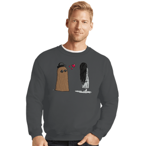 Shirts Crewneck Sweater, Unisex / Small / Charcoal Hairy Love