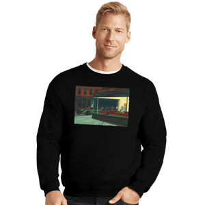 Shirts Crewneck Sweater, Unisex / Small / Black Gothamnights