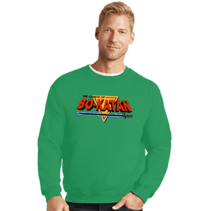 Secret_Shirts Crewneck Sweater, Unisex / Small / Irish Green Legend Of Bo-Katan