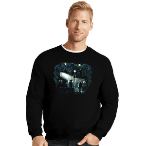 Secret_Shirts Crewneck Sweater, Unisex / Small / Black Starry Exorcist