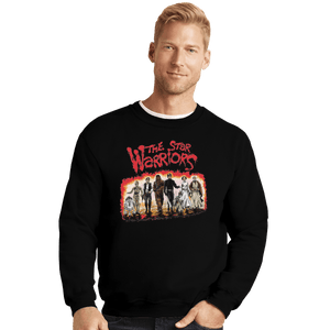 Shirts Crewneck Sweater, Unisex / Small / Black Star Warriors